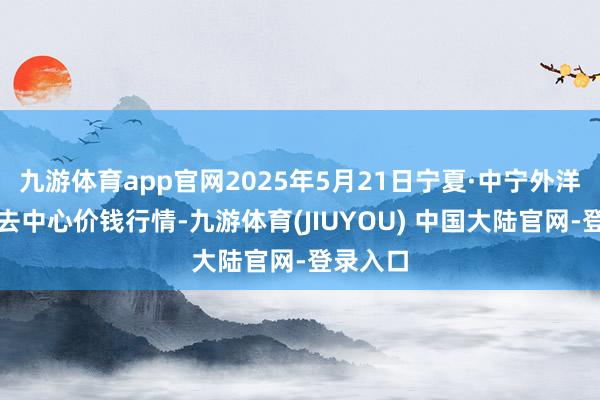 九游体育app官网2025年5月21日宁夏·中宁外洋枸杞来去